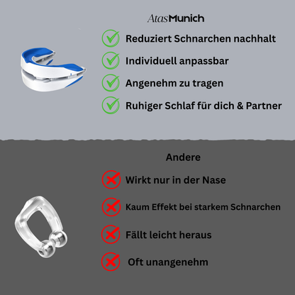 Anti Snoring Mouthpiece – reduziert Schnarchen für ruhigen Schlaf