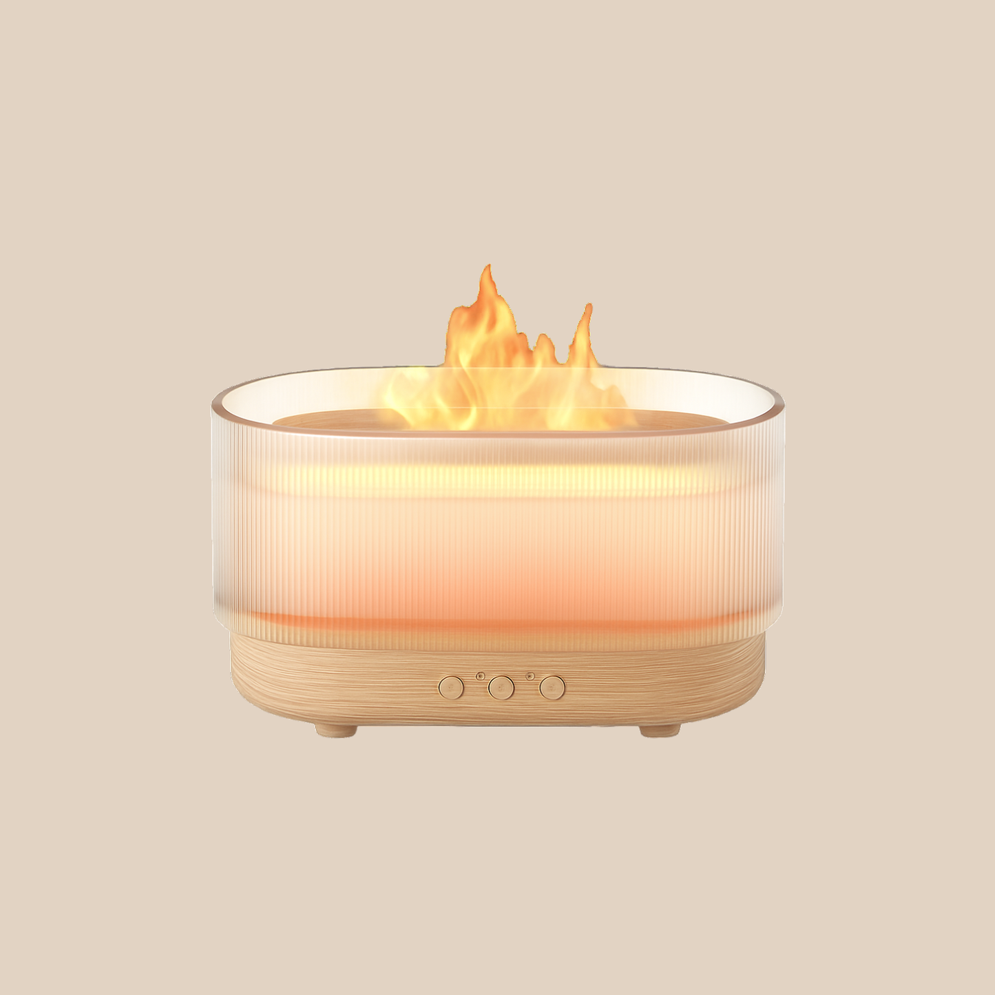 Ultrasonic Flame Humidifier - Ideal für Schlafzimmer & Wohnzimme