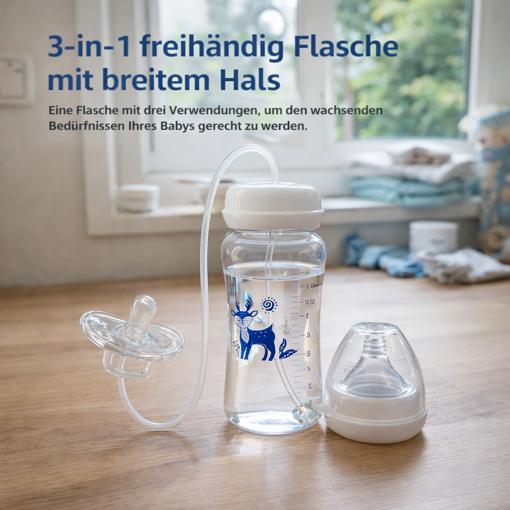 Baby Milk Bottle - Babyflasche mit Trinkschlauch