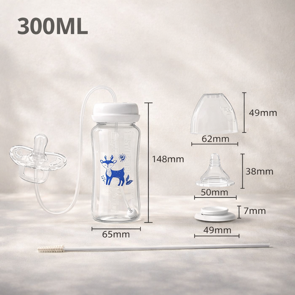 Baby Milk Bottle - Babyflasche mit Trinkschlauch