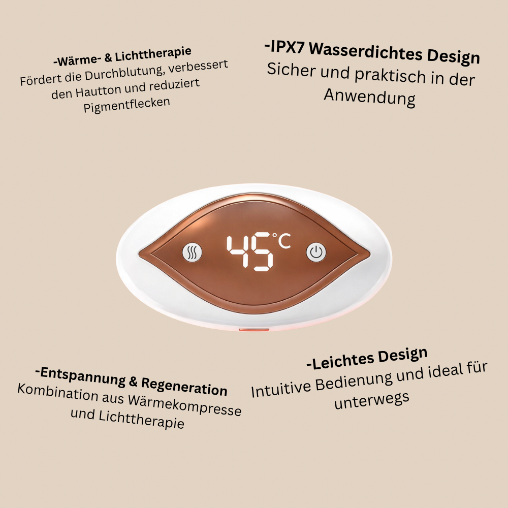 3-in-1 Red LED Lip & Eye Device – Für vollere Lippen & glatte Haut