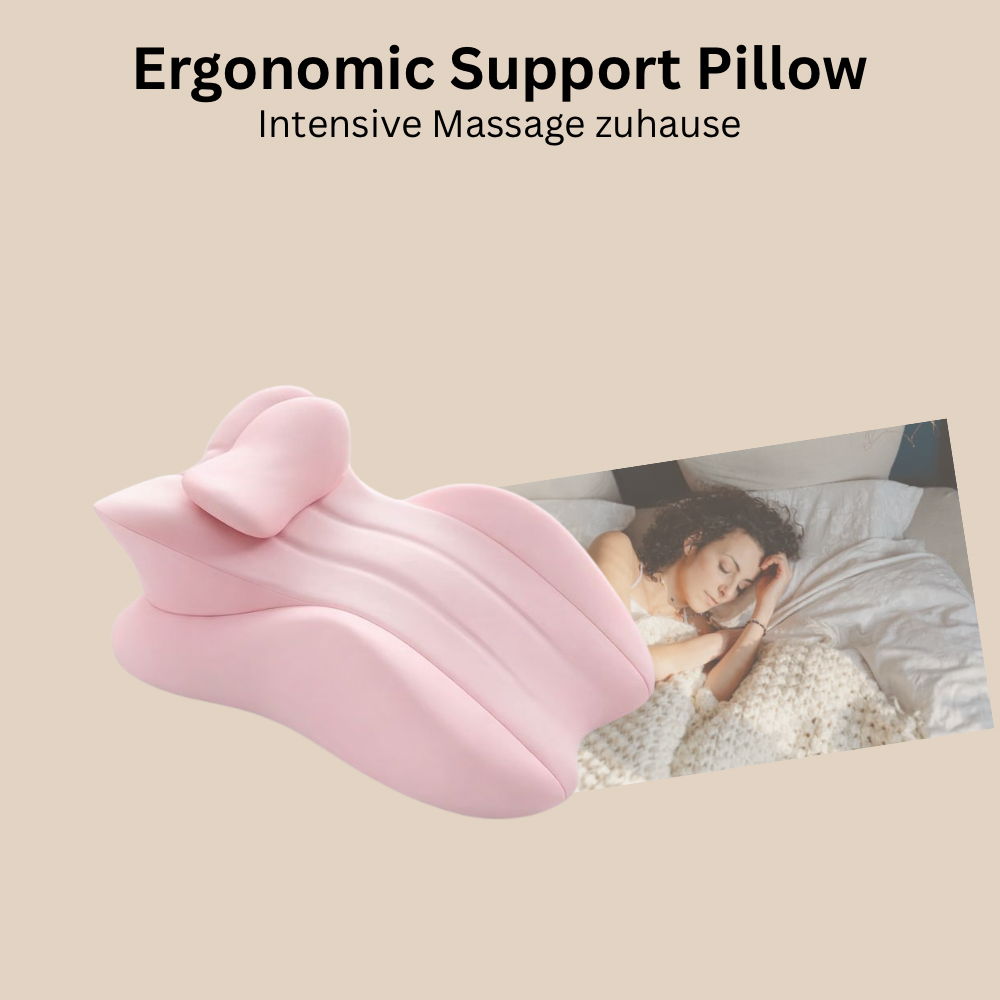 Ergonomic Support Pillow – Entlastet Nacken & Rücken
