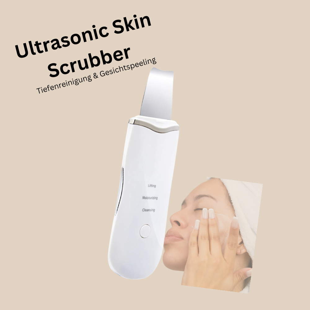 Ultrasonic Skin Scrubber - Tiefenreinigung & Gesichtspeeling