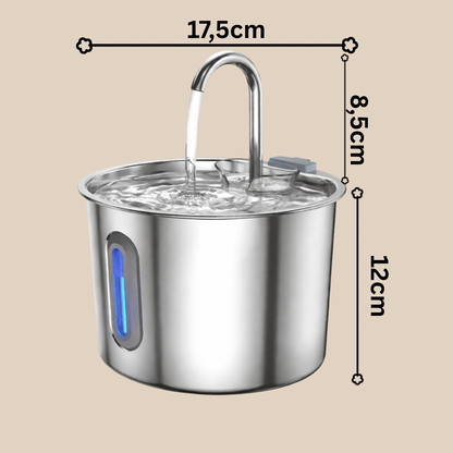 Pet Water Dispenser – Edelstahl Katzen Wasserspender
