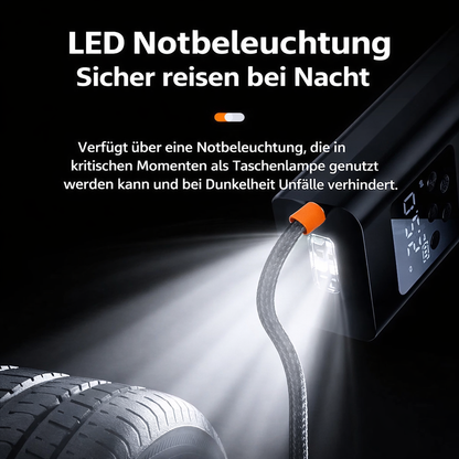 Portable Tire Inflator 150 PSI – pumpt Reifen schnell und einfach auf