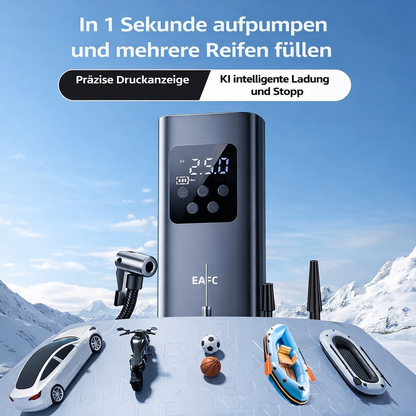 Portable Tire Inflator 150 PSI – pumpt Reifen schnell und einfach auf