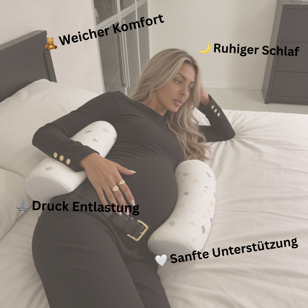 Maternity Support Pillow – entlastet Rücken und Bauch