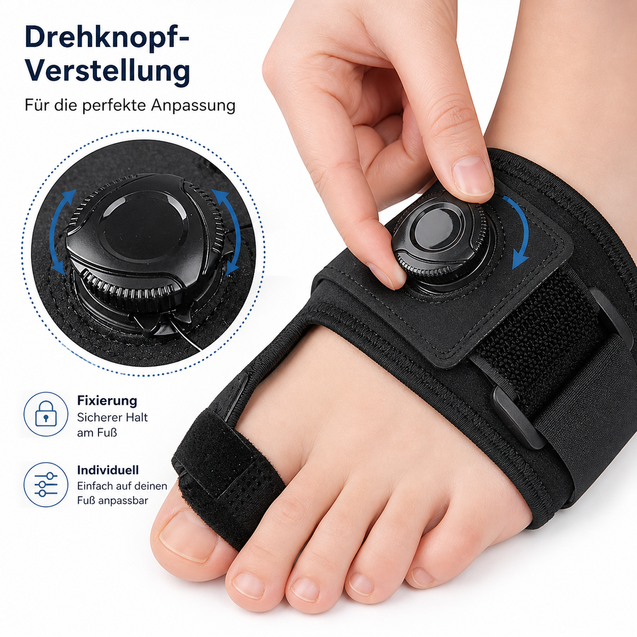 Ergonomic Toe Straightener – unterstützt die natürliche Zehenstellung