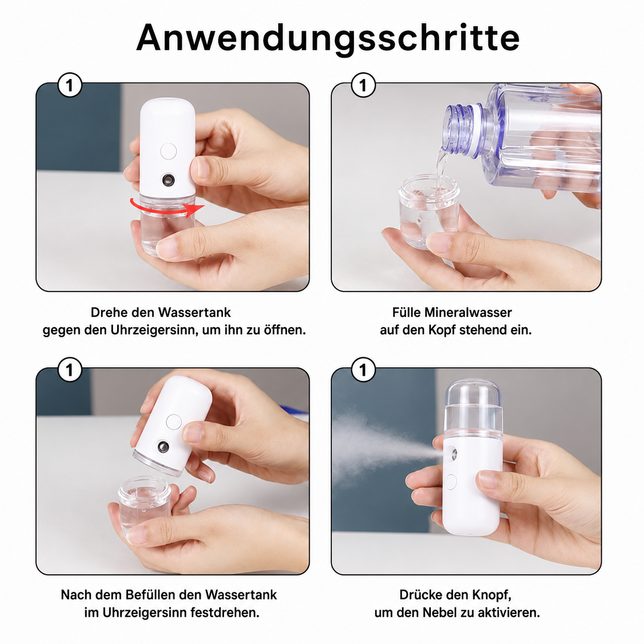 Portable Skin Mister – für frische & strahlende Haut