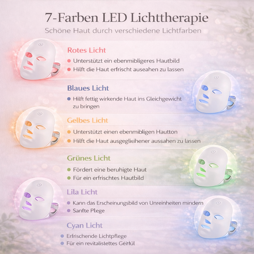 LED Therapy Mask - 7 Farben Gesichtsmaske