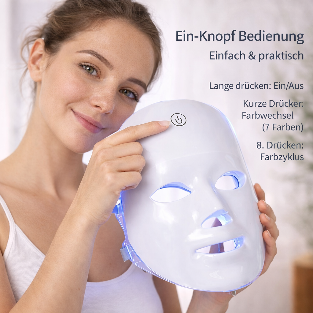 LED Therapy Mask - 7 Farben Gesichtsmaske