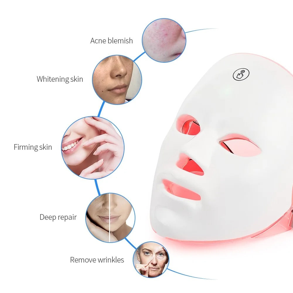 LED Therapy Mask - 7 Farben Gesichtsmaske