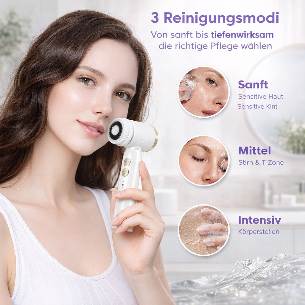 Electric Facial Cleansing Brush – Elektrische Gesichtsreinigungsbürste