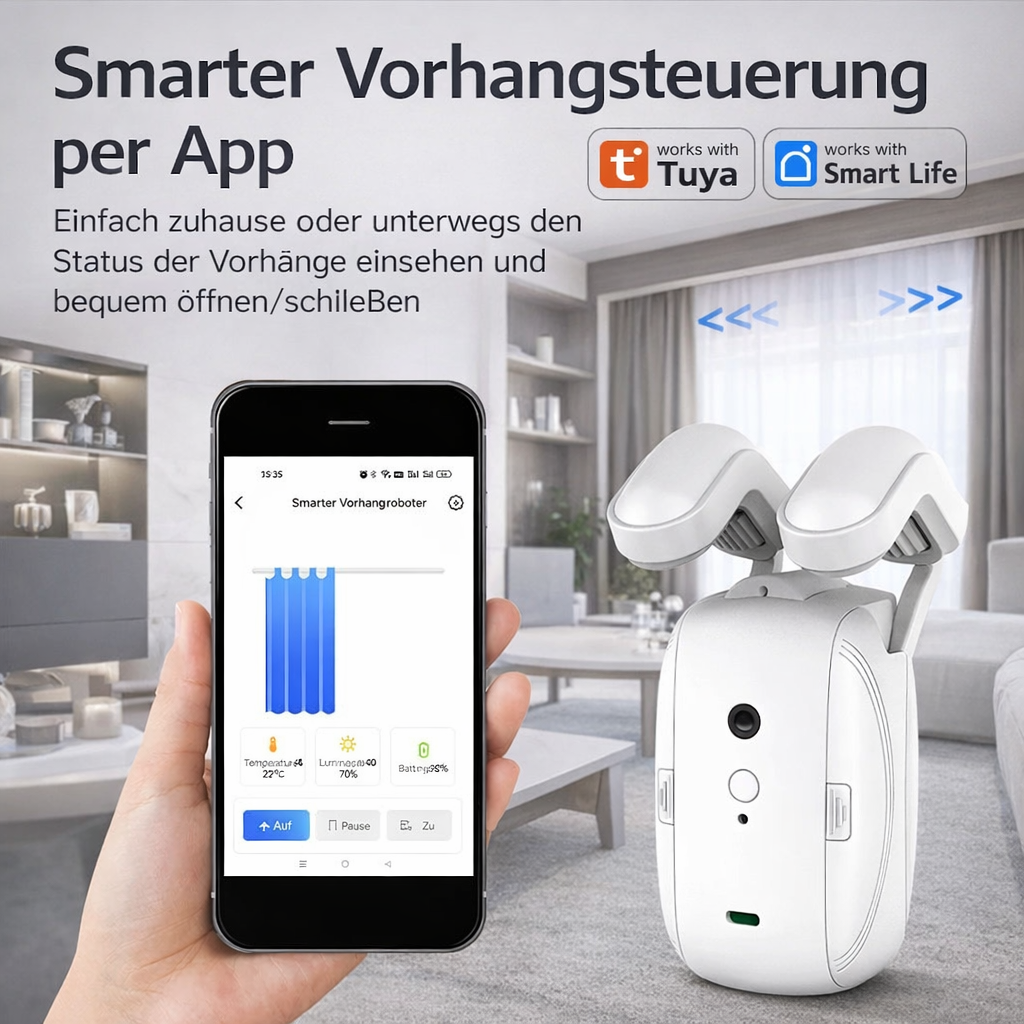 WiFi Curtain Motor – Vorhang automatisch steuern