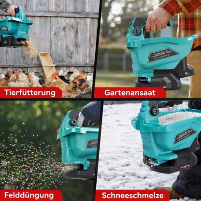 Electric Spreader – kabelloser Dünger- & Saatgutstreuer