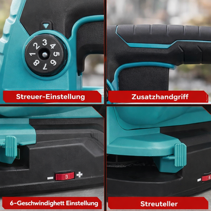 Electric Spreader – kabelloser Dünger- & Saatgutstreuer