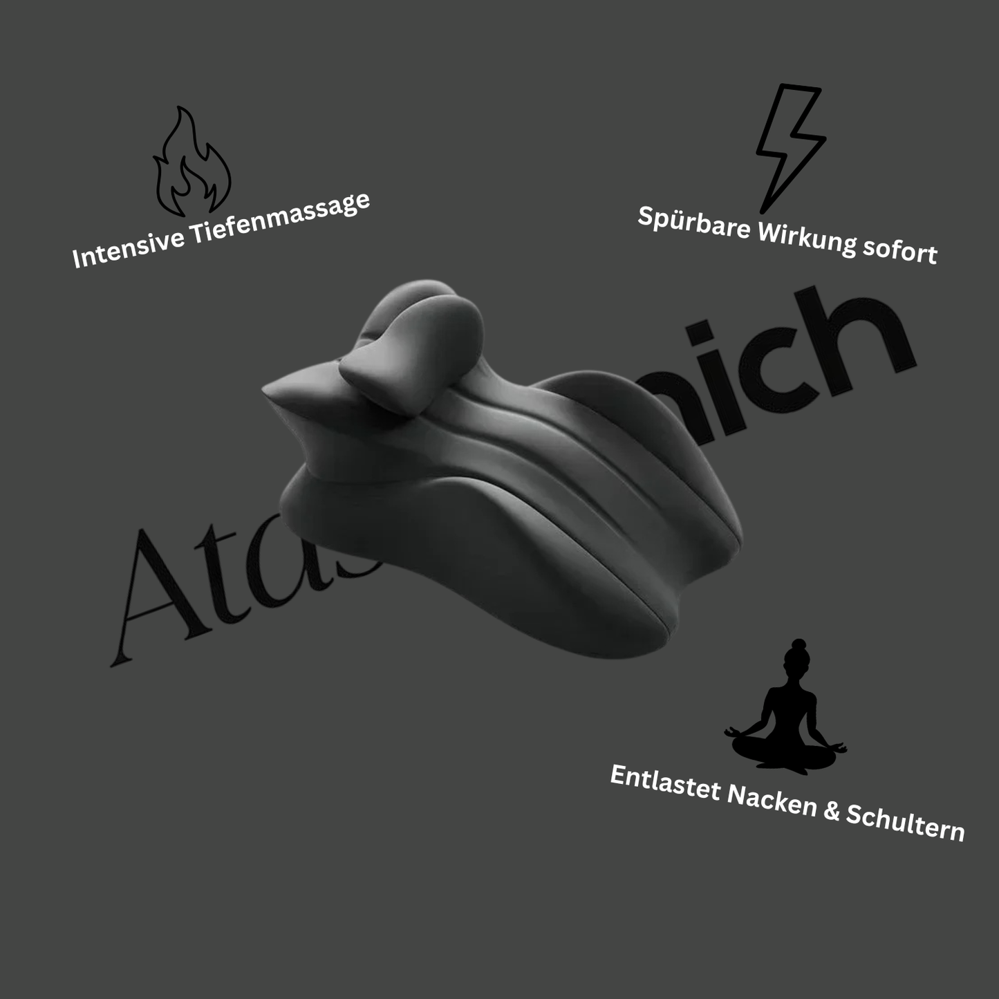 Ergonomic Support Pillow – Entlastet Nacken & Rücken