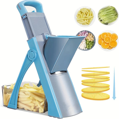 4-in-1 Vegetable Slicer - schneidet Gemüse schnell und gleichmäßig