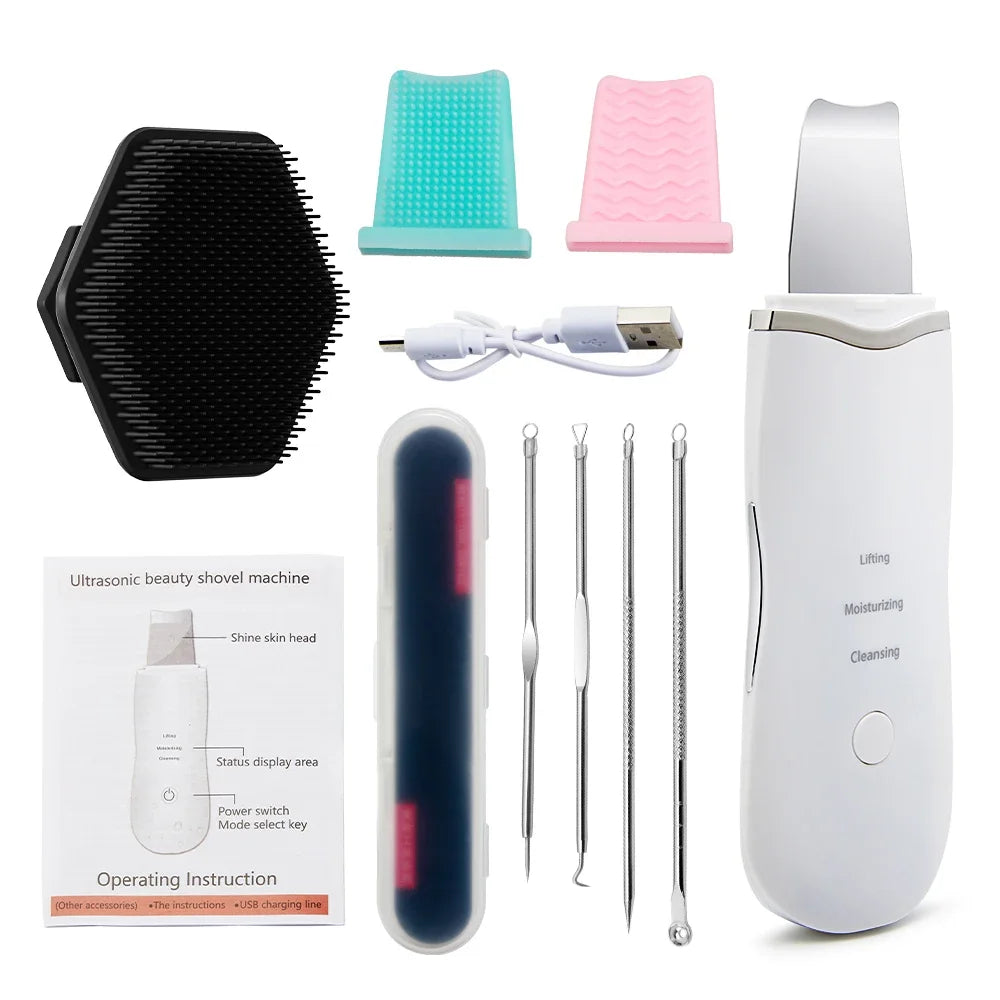Ultrasonic Skin Scrubber - Tiefenreinigung & Gesichtspeeling