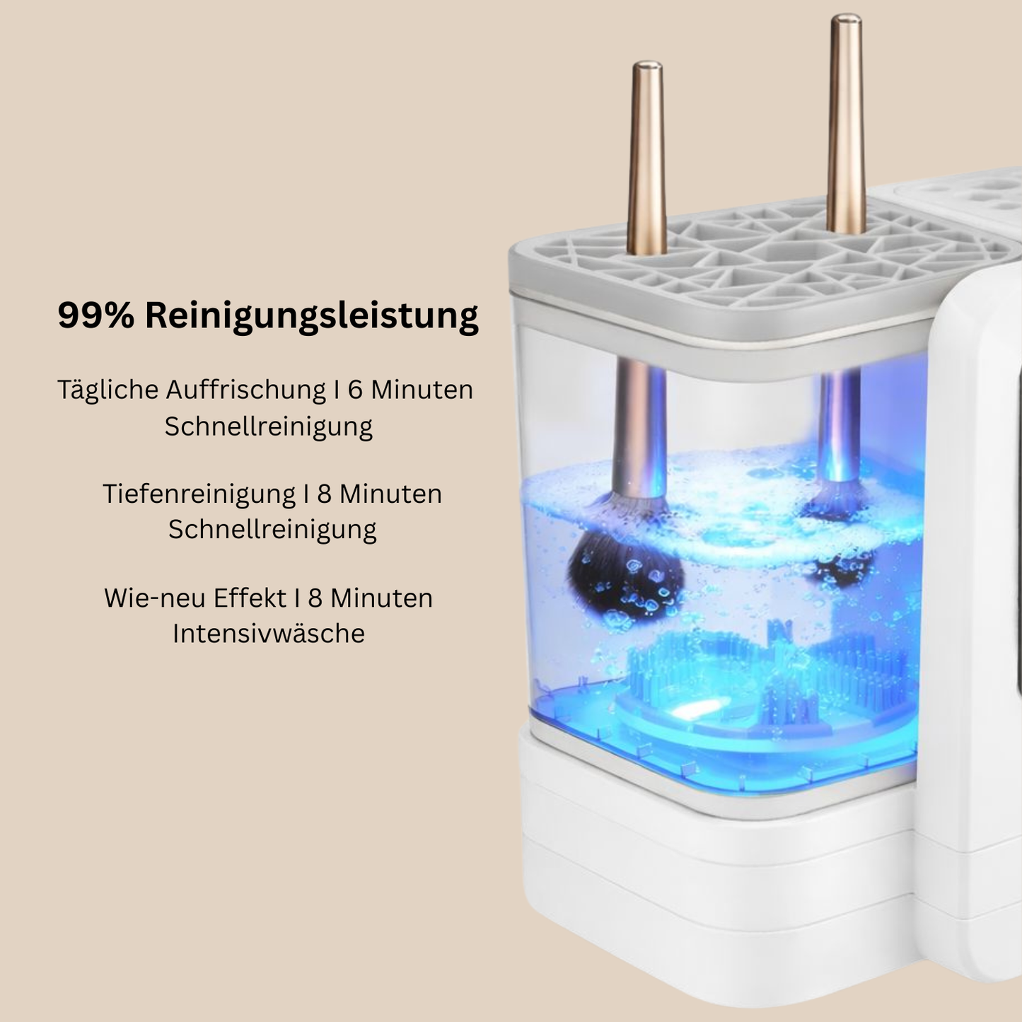 Automatic Brush Cleaner - Reinigt & trocknet schnell