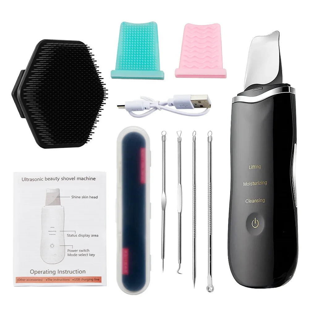 Ultrasonic Skin Scrubber - Tiefenreinigung & Gesichtspeeling