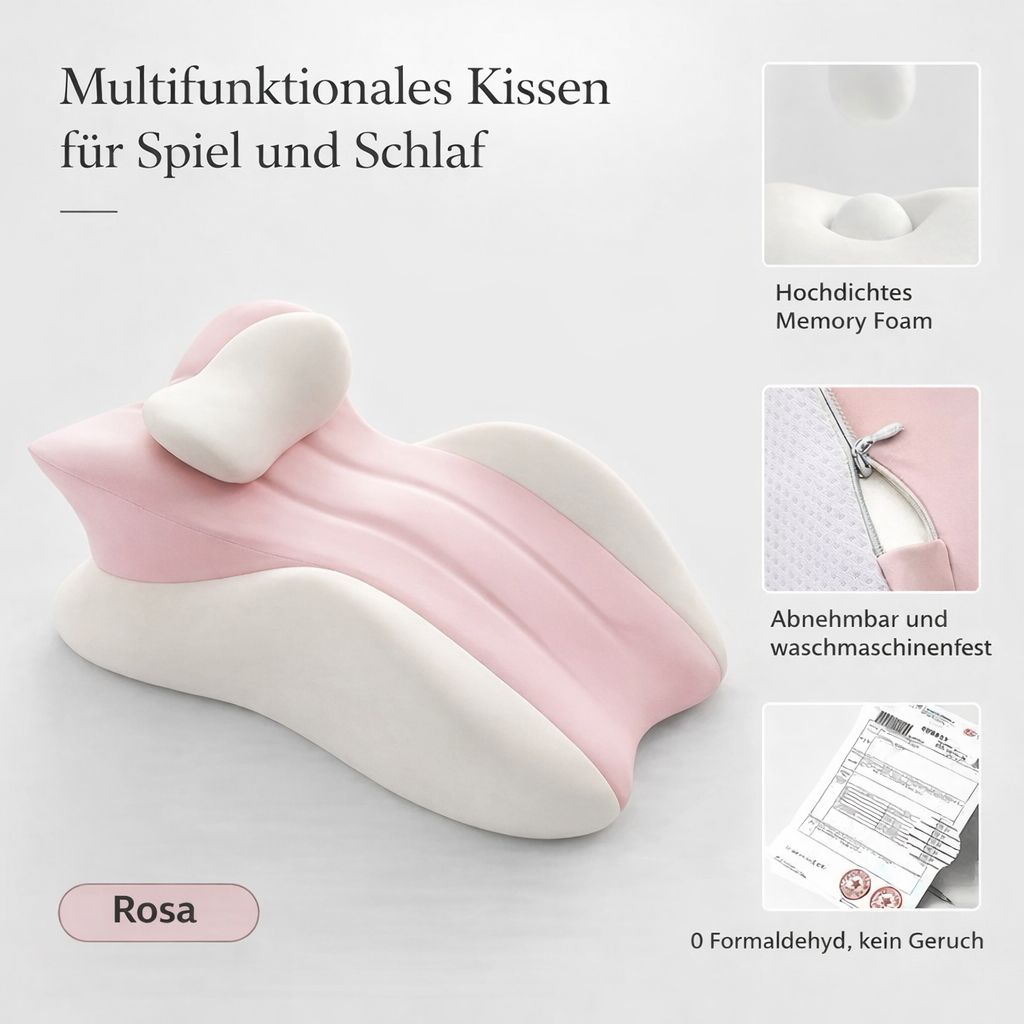 Ergonomic Support Pillow – Entlastet Nacken & Rücken