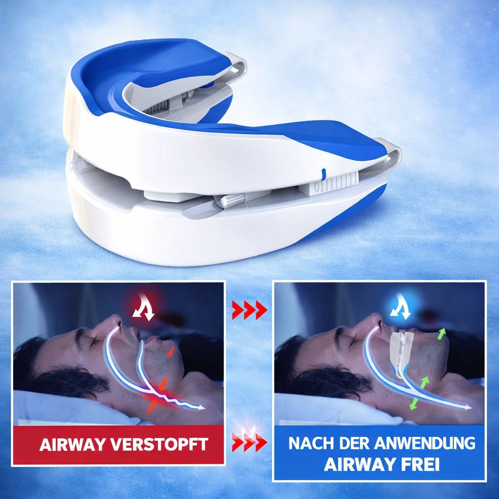Anti Snoring Mouthpiece – reduziert Schnarchen für ruhigen Schlaf