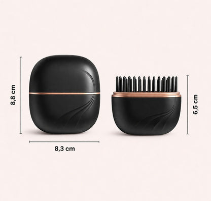 Mini Hair Straightener Brush - Schnelles Glätten & Styling für unterwegs